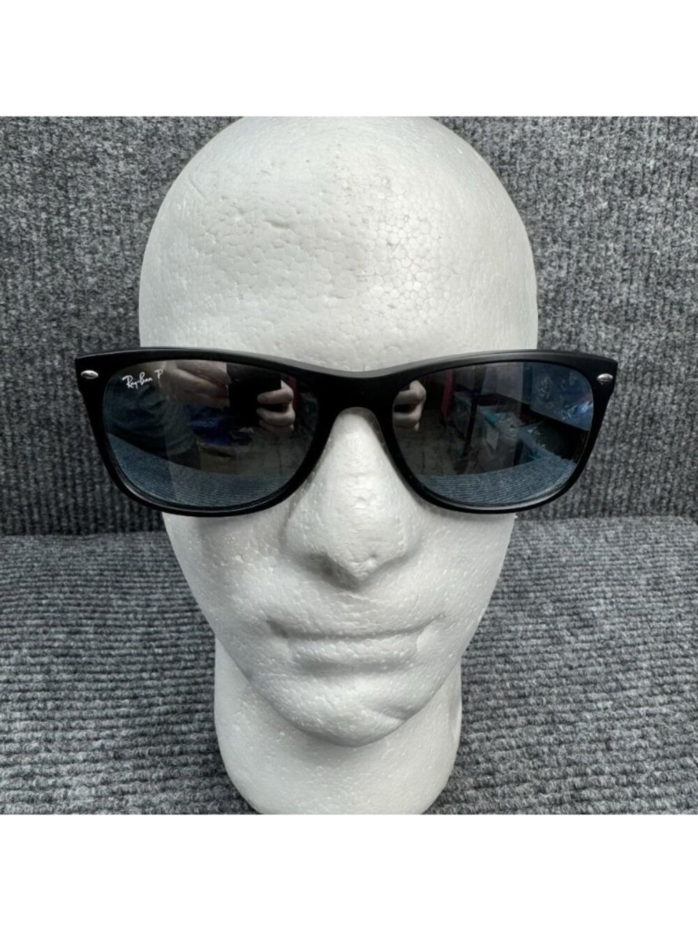 Ray-Ban New Wayfarer FRAMES ONLY RB2132 622 58-18-145 Black Sunglasses Italy - Picture 2 of 11